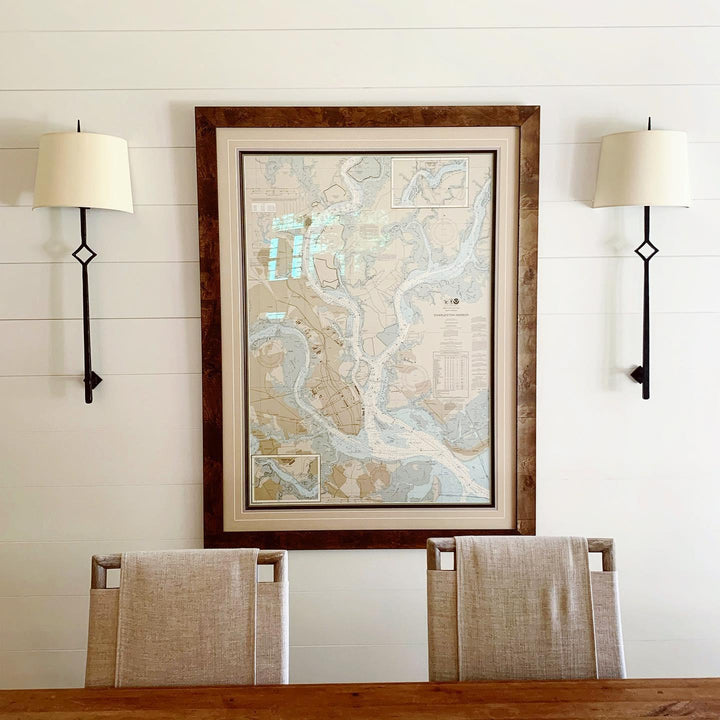 Cranston Large Sconce, a premium Decorative light by Visual Comfort & Co. Close - up image of its design.