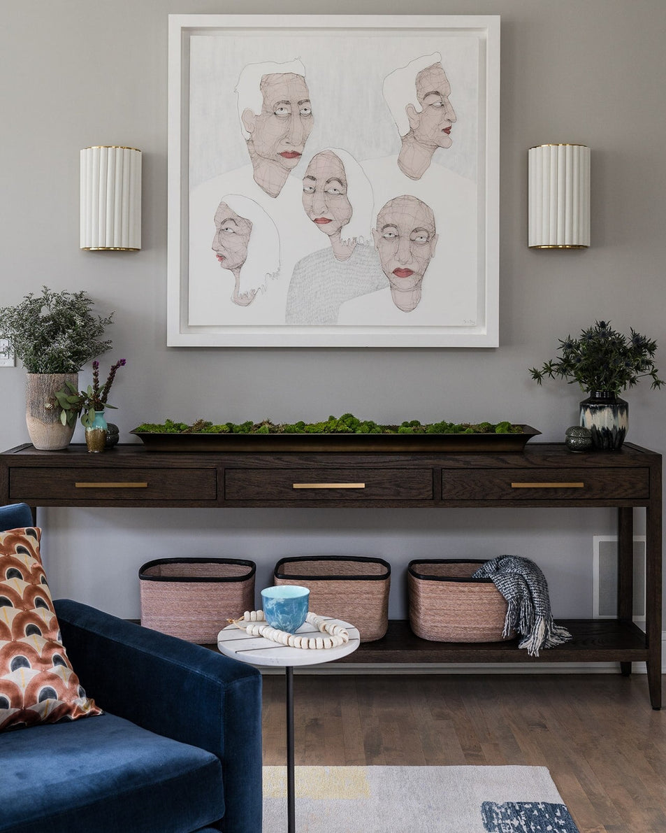 Palati Small Sconce, a premium Decorative light by Visual Comfort & Co. Close - up image of its design.