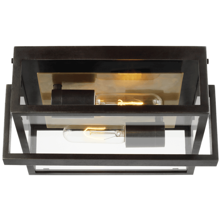 Halle 11" Flush Mount, a premium Flush Mount light by Visual Comfort & Co. Close - up image of its design.