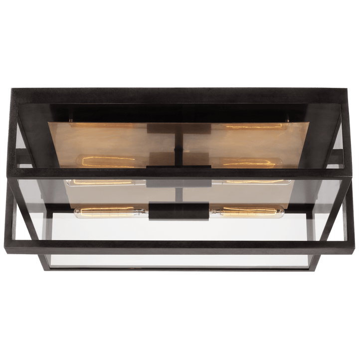 Halle 24" Flush Mount, a premium Flush Mount light by Visual Comfort & Co. Close - up image of its design.