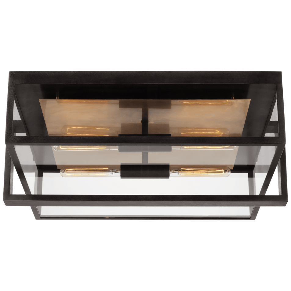 Halle 24" Flush Mount, a premium Flush Mount light by Visual Comfort & Co. Close - up image of its design.