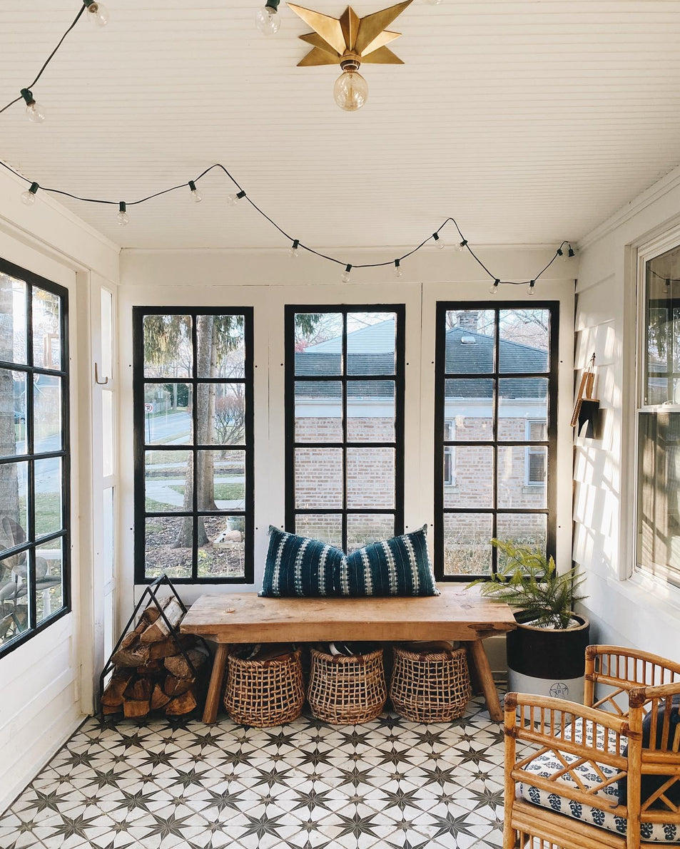 Star Flush Mount, a premium Flush Mount light by Visual Comfort & Co. Close - up image of its design.