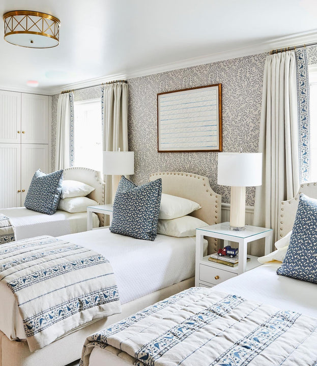 Montpelier Large Flush Mount, a premium Flush Mount light by Visual Comfort & Co. Close - up image of its design.