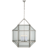 Morris Grande Lantern, a premium Lantern light by Visual Comfort & Co. Close - up image of its design.
