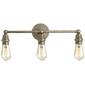 Boston Functional Triple Light, a premium Bath light by Visual Comfort & Co. Close - up image of its design.