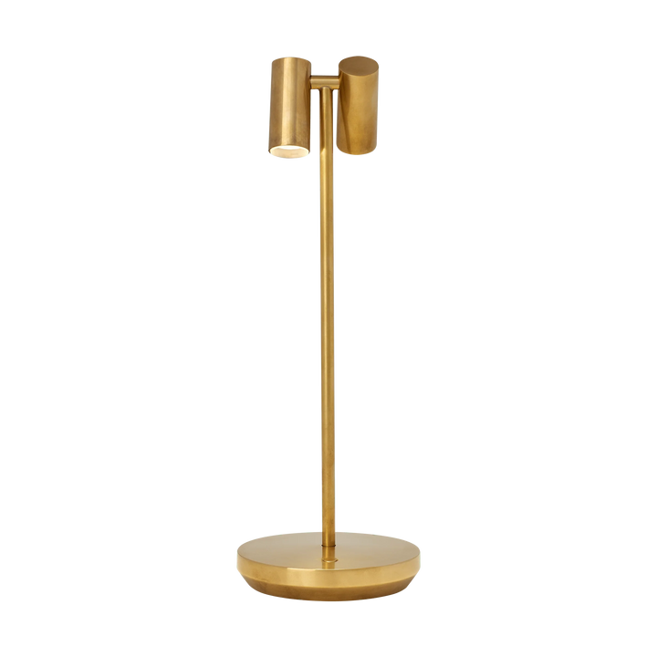 Doppia Accent Table Lamp, a premium Decorative light by VCGallery Italy. Close - up image of its design.
