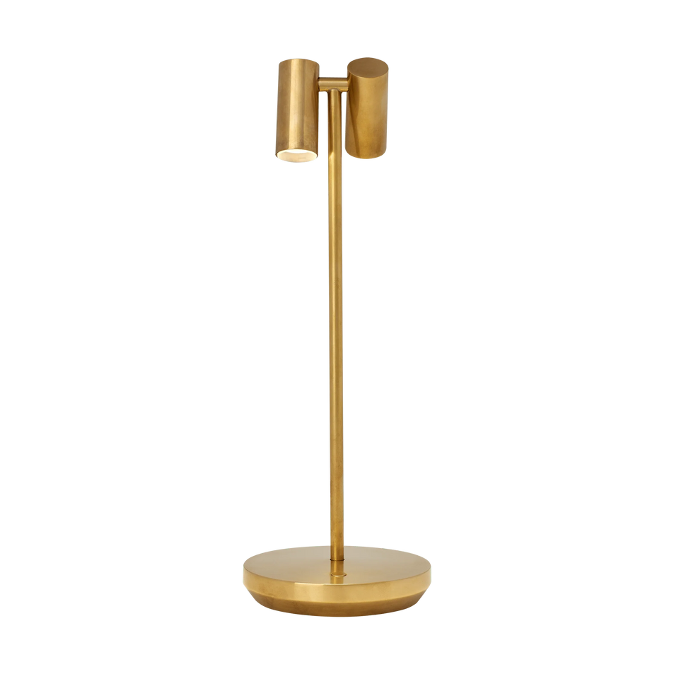 Doppia Accent Table Lamp, a premium Decorative light by VCGallery Italy. Close - up image of its design.