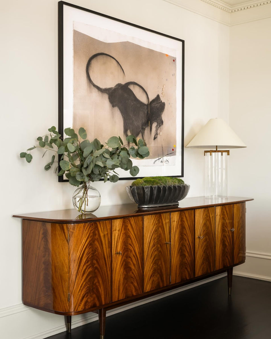 Brooks Table Lamp, a premium Decorative light by Visual Comfort & Co. Close - up image of its design.