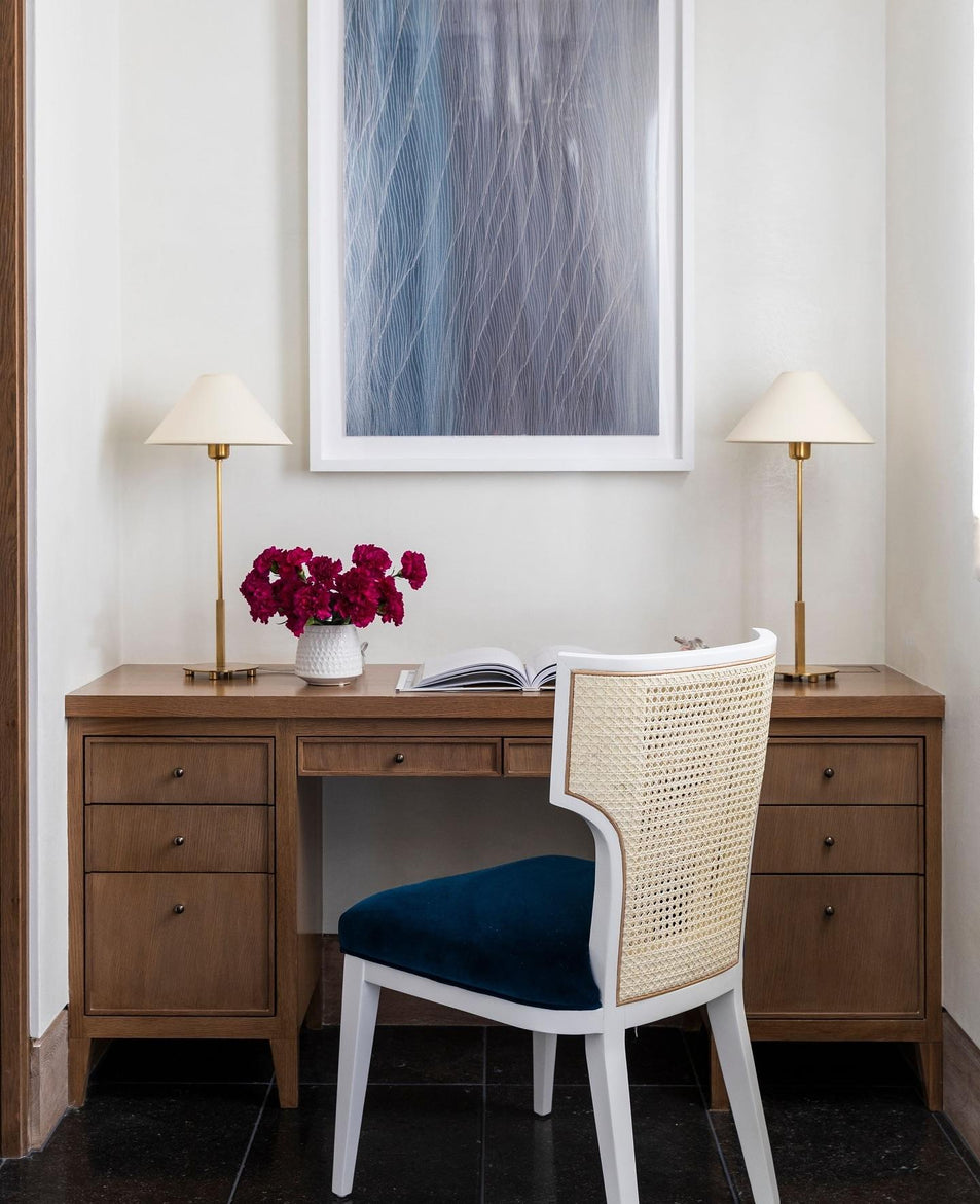 Hackney Table Lamp, a premium Decorative light by Visual Comfort & Co. Close - up image of its design.