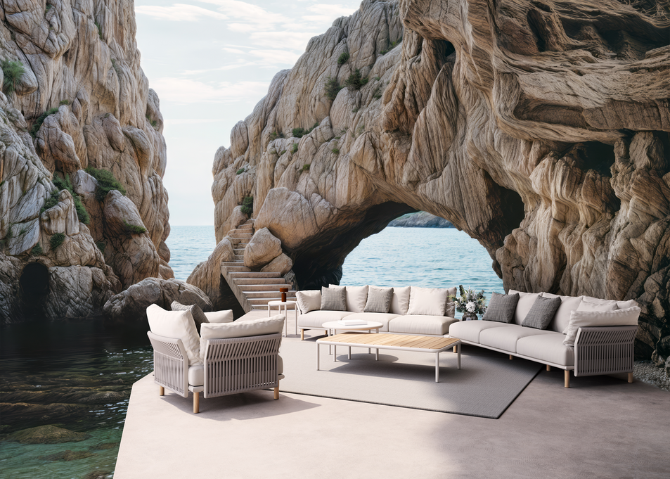 Tempo Round Coffee Table Porcelain