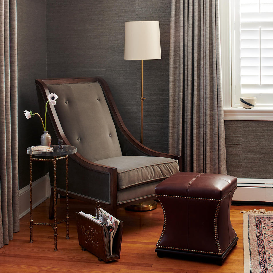 Bryant Floor Lamp, a premium Decorative light by Visual Comfort & Co. Close - up image of its design.