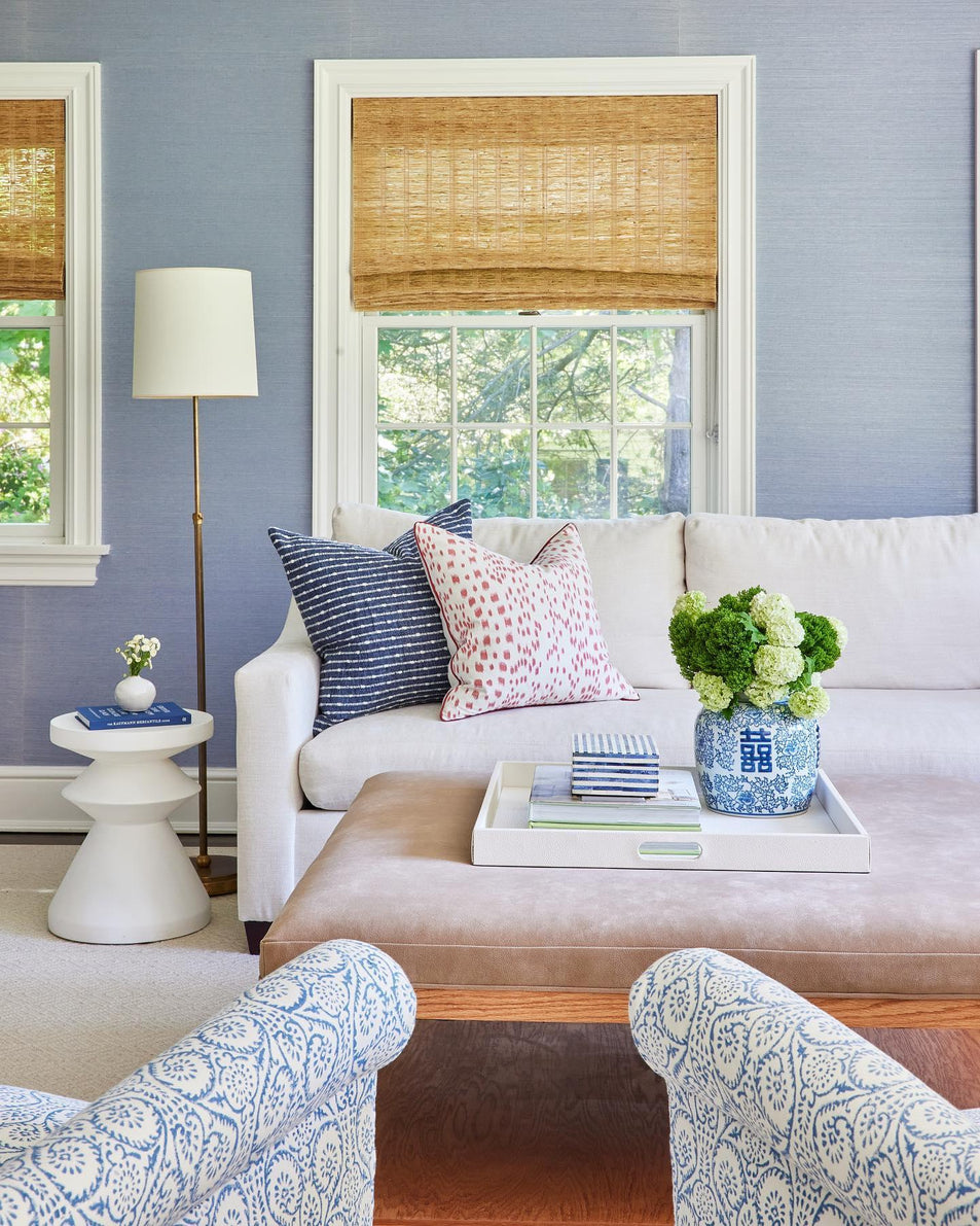 Bryant Floor Lamp, a premium Decorative light by Visual Comfort & Co. Close - up image of its design.