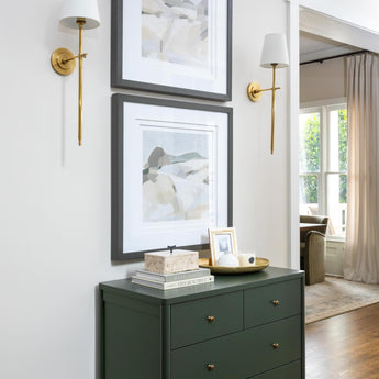 Bryant Large Tail Sconce, a premium Decorative light by Visual Comfort & Co. Close - up image of its design.