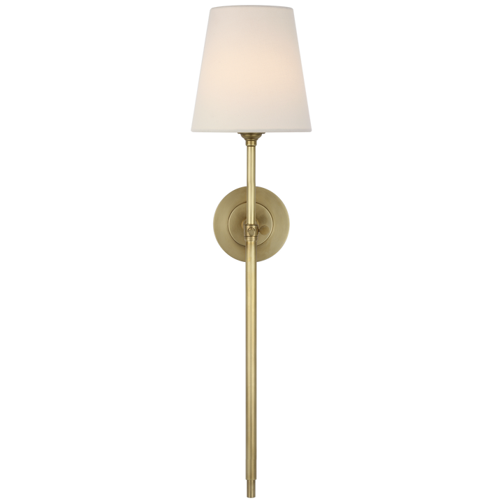 Bryant 27" Cordless Tail Sconce in Hand-Rubbed Antique Brass
