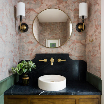 Elkins Sconce, a premium Decorative light by Visual Comfort & Co. Close - up image of its design.