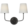 Vendome 16" Cordless Double Sconce in Bronze