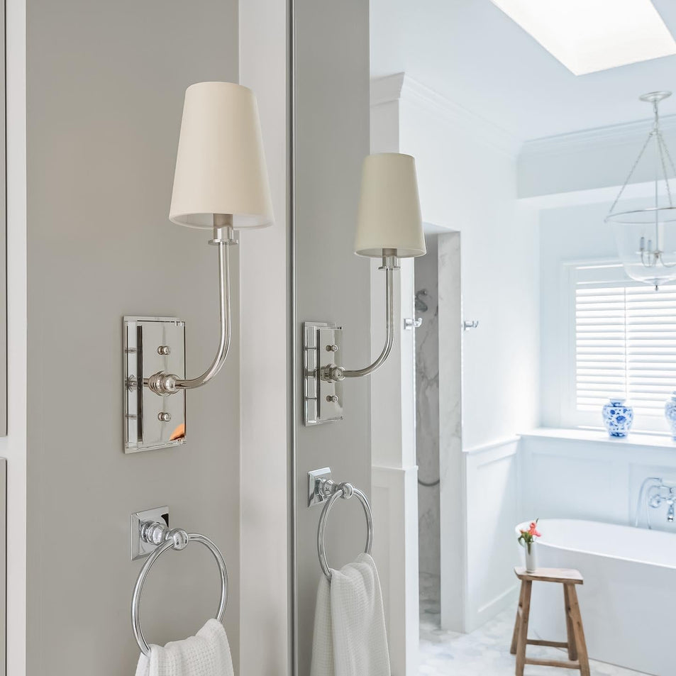 Hulton Sconce, a premium Decorative light by Visual Comfort & Co. Close - up image of its design.