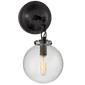 Katie Small Globe Sconce, a premium Bath light by Visual Comfort & Co. Close - up image of its design.