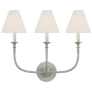 Piaf Triple Sconce, a premium Decorative light by Visual Comfort & Co. Close - up image of its design.
