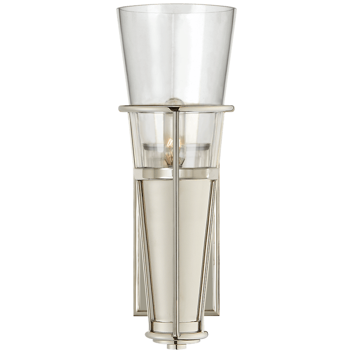 Robinson Single Sconce, a premium Decorative light by Visual Comfort & Co. Close - up image of its design.