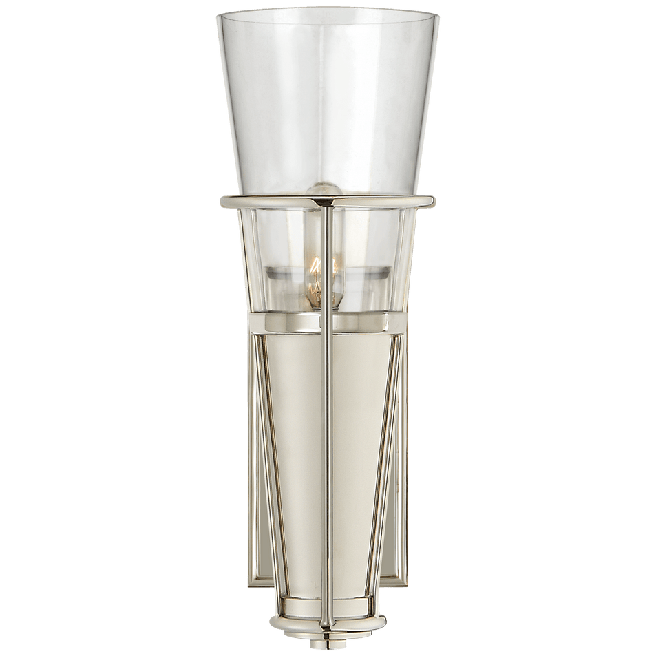 Robinson Single Sconce, a premium Decorative light by Visual Comfort & Co. Close - up image of its design.