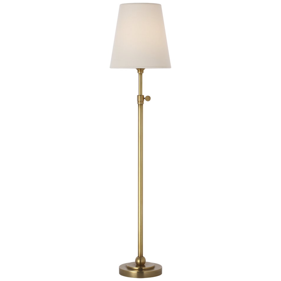 Bryant 27" Adjustable Cordless Table Lamp in Hand-Rubbed Antique Brass