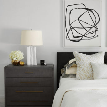 Sierra Buffet Lamp, a premium Decorative light by Visual Comfort & Co. Close - up image of its design.