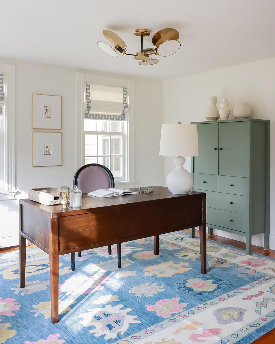 Osiris Medium Reflector Semi - Flush Mount, a premium Flush Mount light by Visual Comfort & Co. Close - up image of its design.