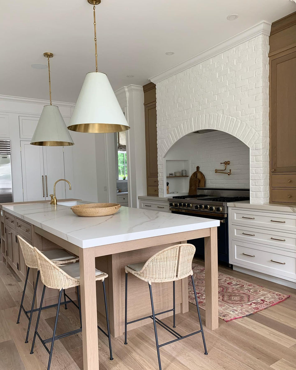 Goodman Large Hanging Lamp, a premium Pendant light by Visual Comfort & Co. Close - up image of its design.