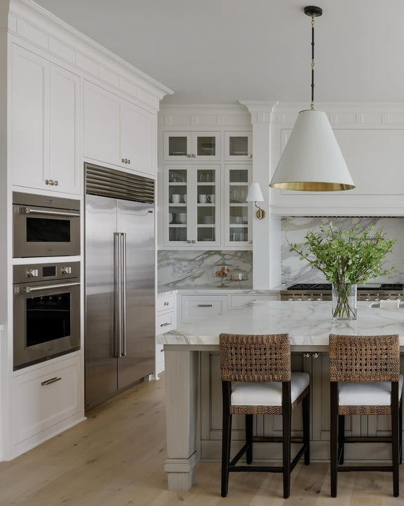 Goodman Medium Hanging Light, a premium Pendant light by Visual Comfort & Co. Close - up image of its design.