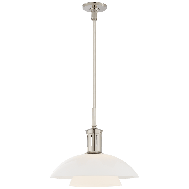 Whitman Medium Pendant, a premium Pendant light by Visual Comfort & Co. Close - up image of its design.