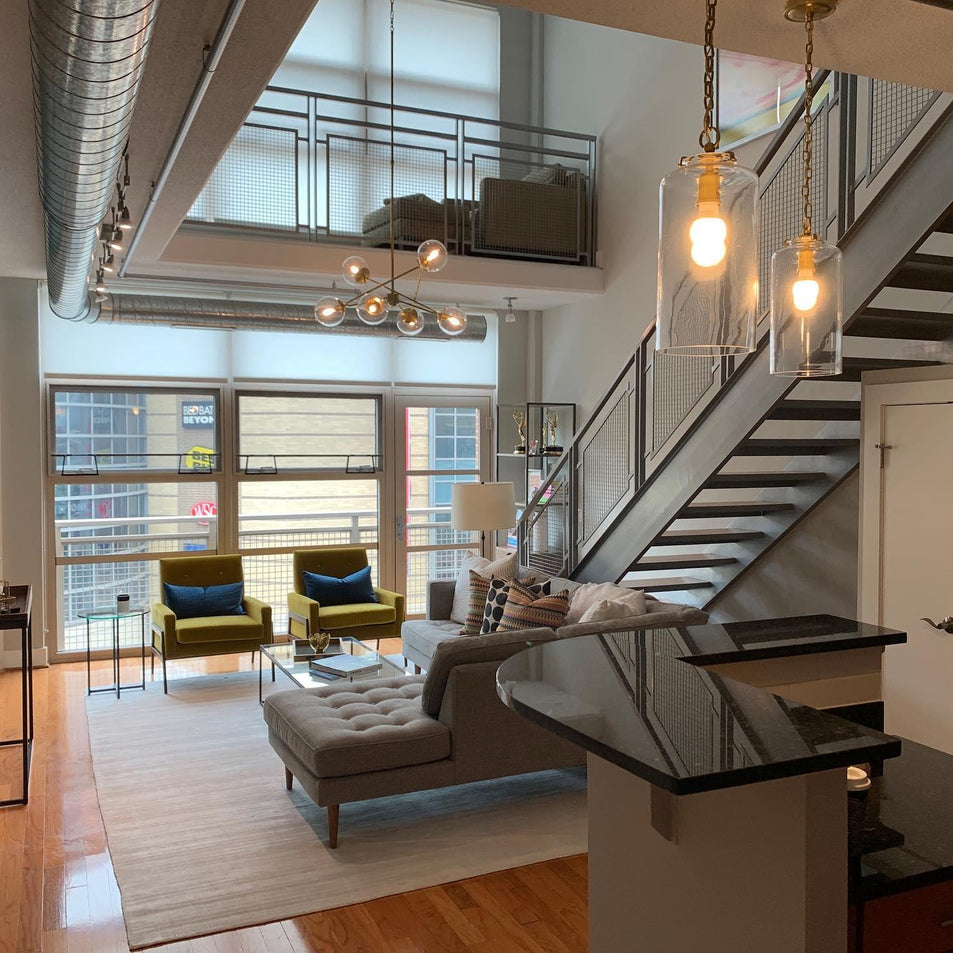 Katie Cylinder Pendant, a premium Pendant light by Visual Comfort & Co. Close - up image of its design.