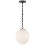 Katie Acorn Pendant, a premium Pendant light by Visual Comfort & Co. Close - up image of its design.