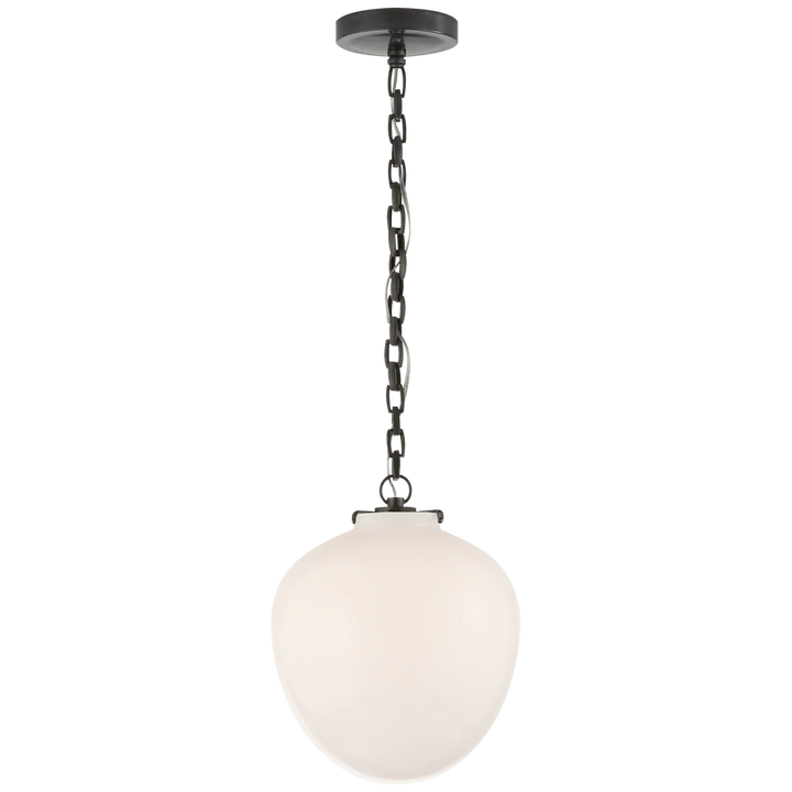 Katie Acorn Pendant, a premium Pendant light by Visual Comfort & Co. Close - up image of its design.