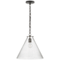 Katie Conical Pendant, a premium Pendant light by Visual Comfort & Co. Close - up image of its design.