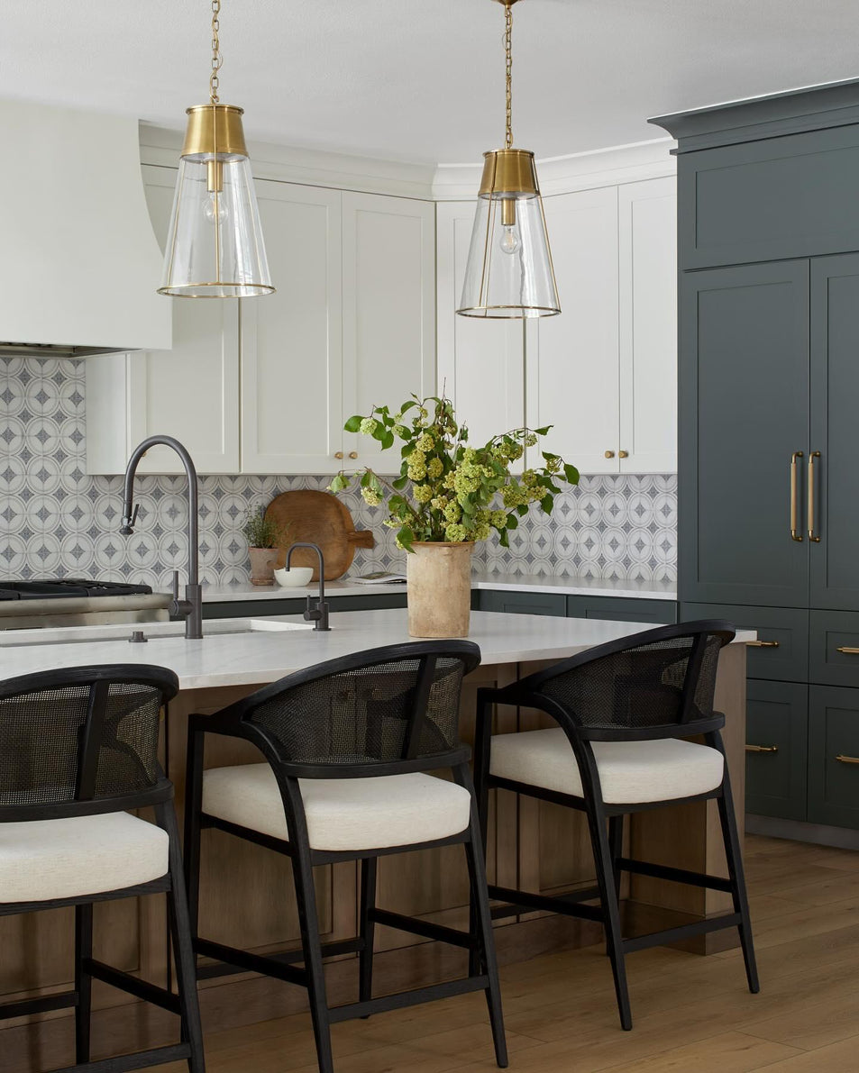 Robinson Large Pendant, a premium Pendant light by Visual Comfort & Co. Close - up image of its design.