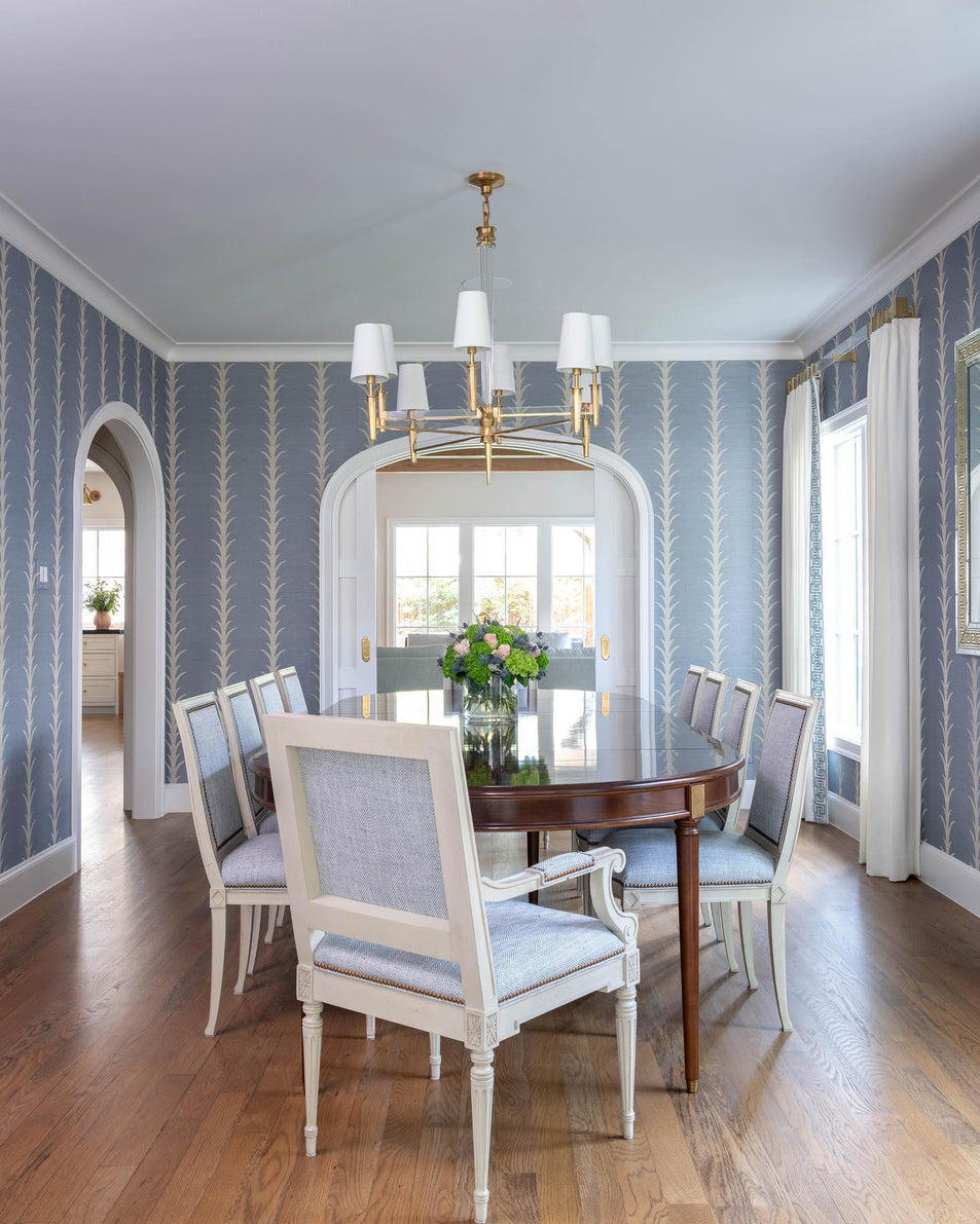 Lyra Two Tier Chandelier, a premium Chandelier light by Visual Comfort & Co. Close - up image of its design.