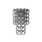Giogali Wall Lamp AP - Glossy Chrome / Crystal Smoky / E14