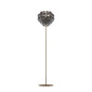 Giogali Floor Lamp - Matt Bronze / Crystal Smoky / E27