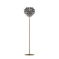 Giogali Floor Lamp - Matt Bronze / Crystal Black Nickel / E27