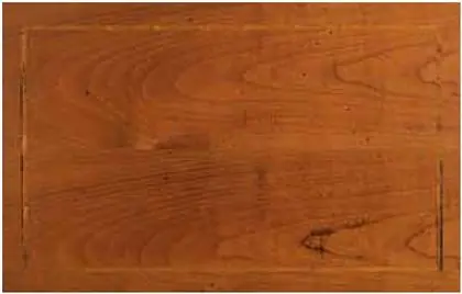 N-6 — Antique cherry wood ’700, shellac and wax